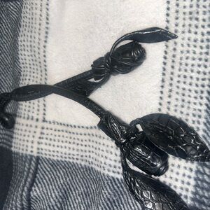 Brahmin purse  tassel Roses